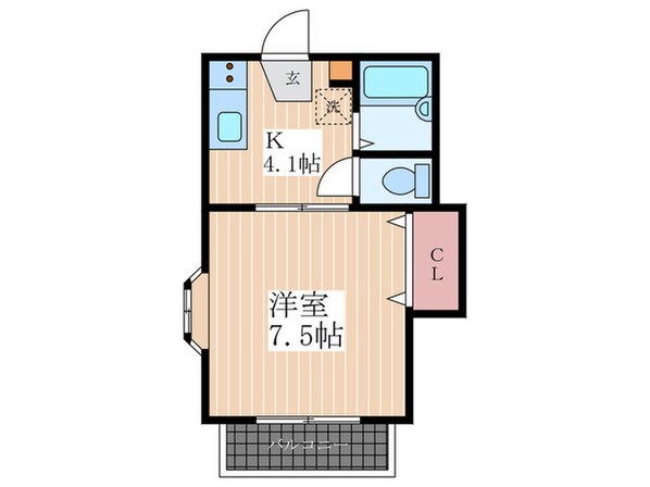 コ－ポＴ１の物件間取画像